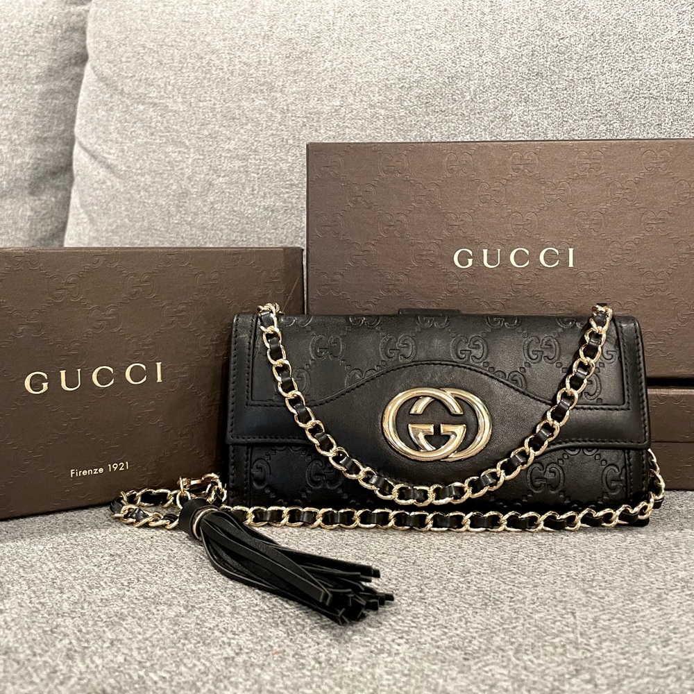❌SOLD❌ GG GUCCI WALLET ON CHAIN